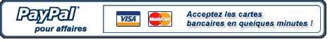 Ouvrez un compte PayPal et acceptez d�s aujourd'hui les paiements approvisionn�s par carte.